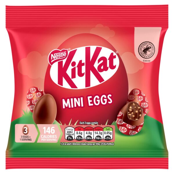 KITKAT MILK CHOCOLATE FILLED MINI EGGS 81G