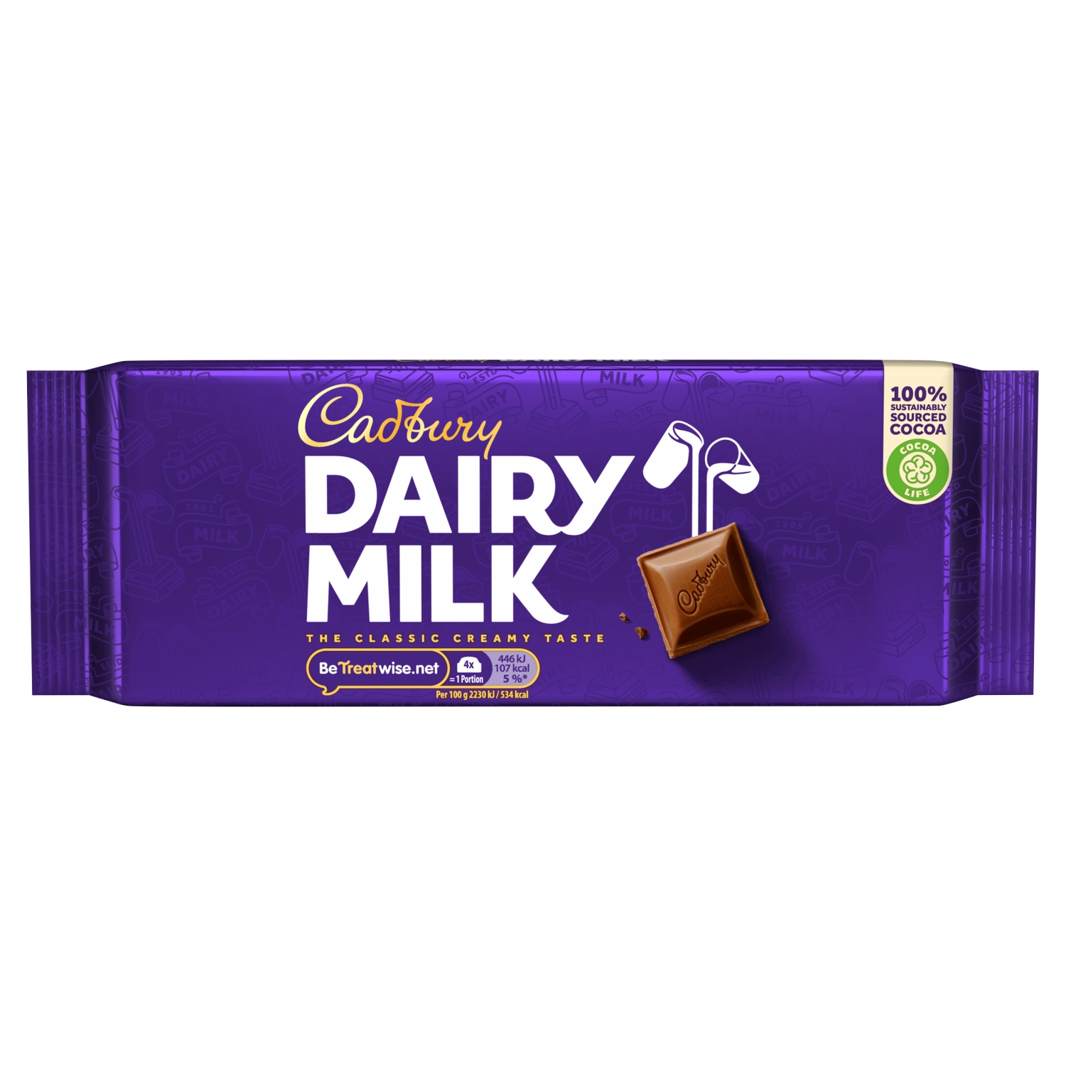 CADBURY DAIRY MILK CHOCOLATE BAR 180G - Image 1
