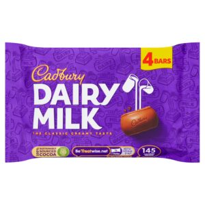 7622201461911_0.jpg CADBURY DAIRY MILK 4 BARS 108.8G
