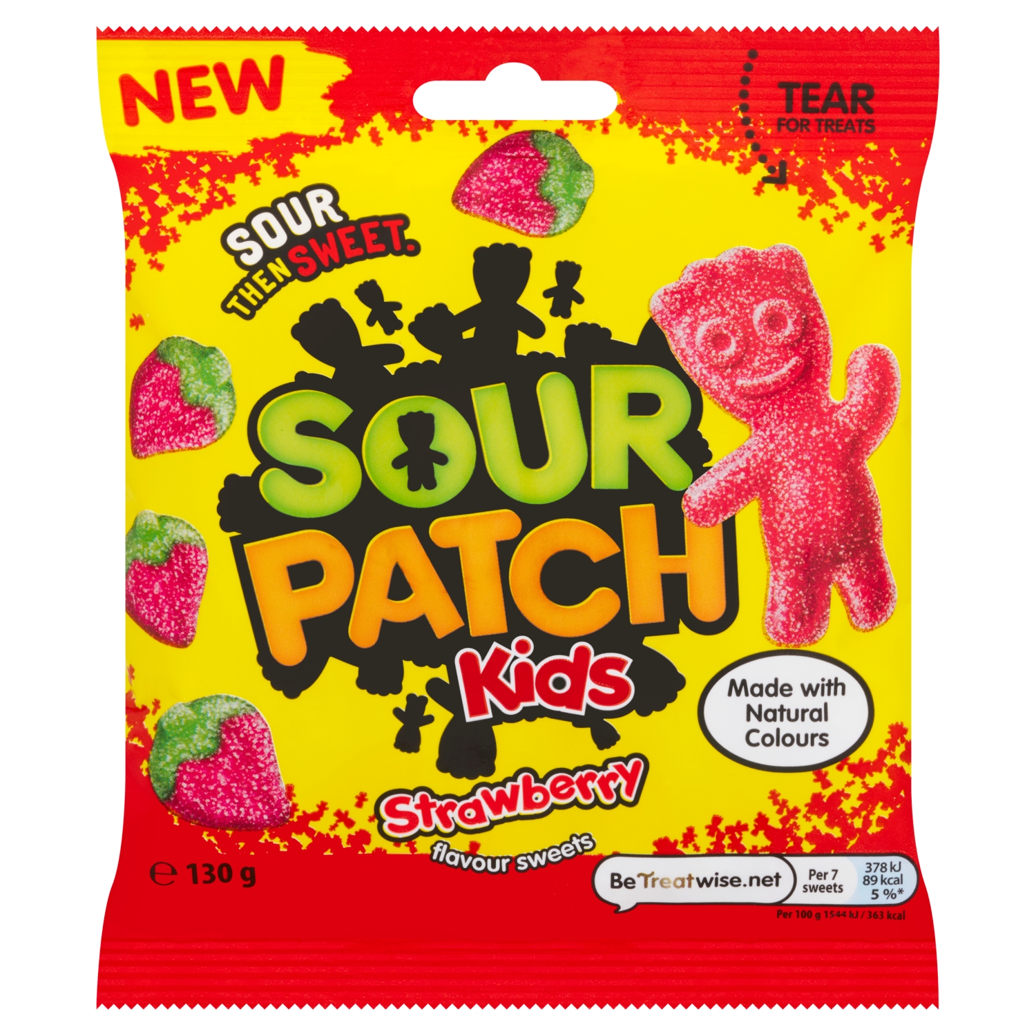 SOUR PATCH KIDS STRAWBERRY 130G - Image 1