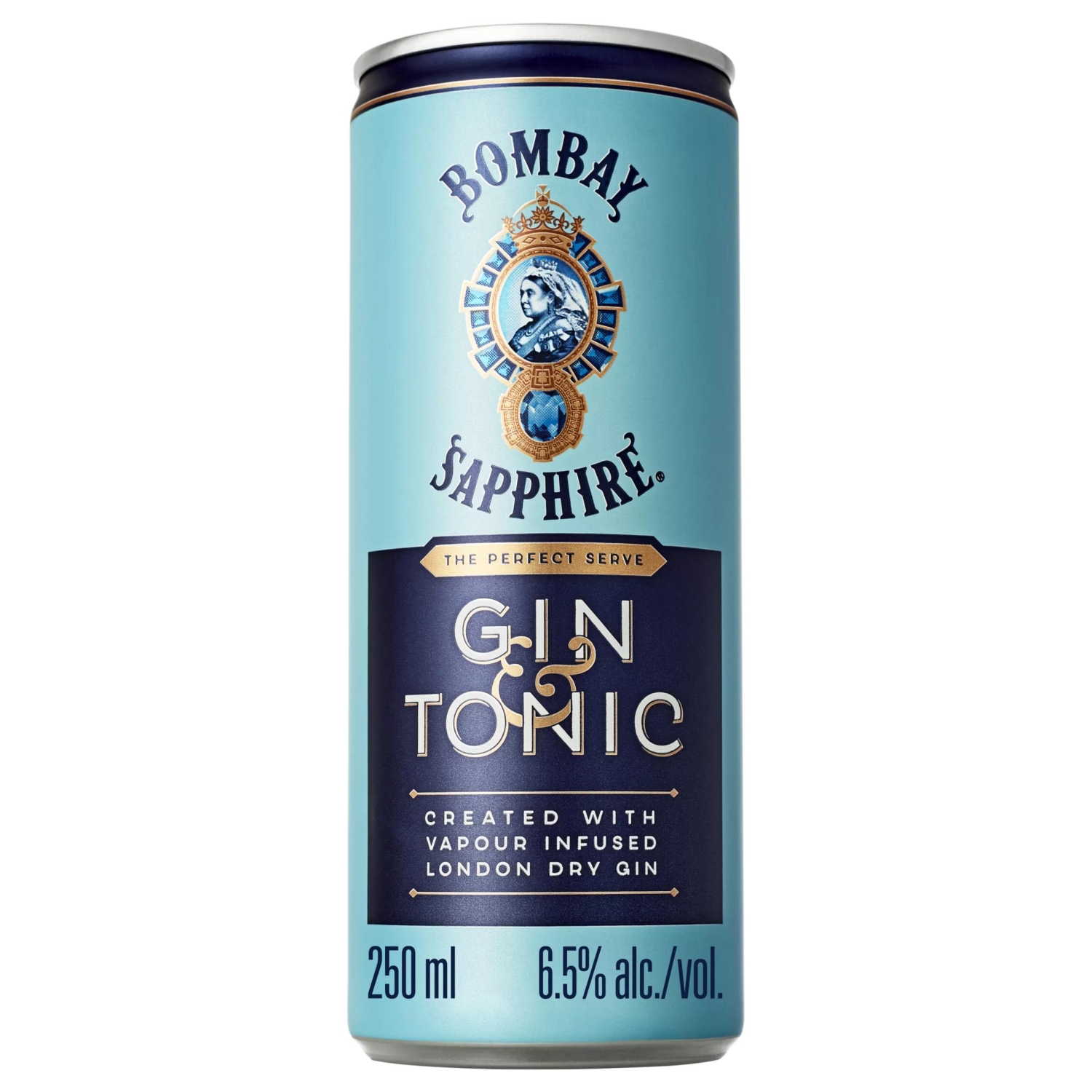 BOMBAY SAPPHIRE GIN & TONIC 250ML - Image 1