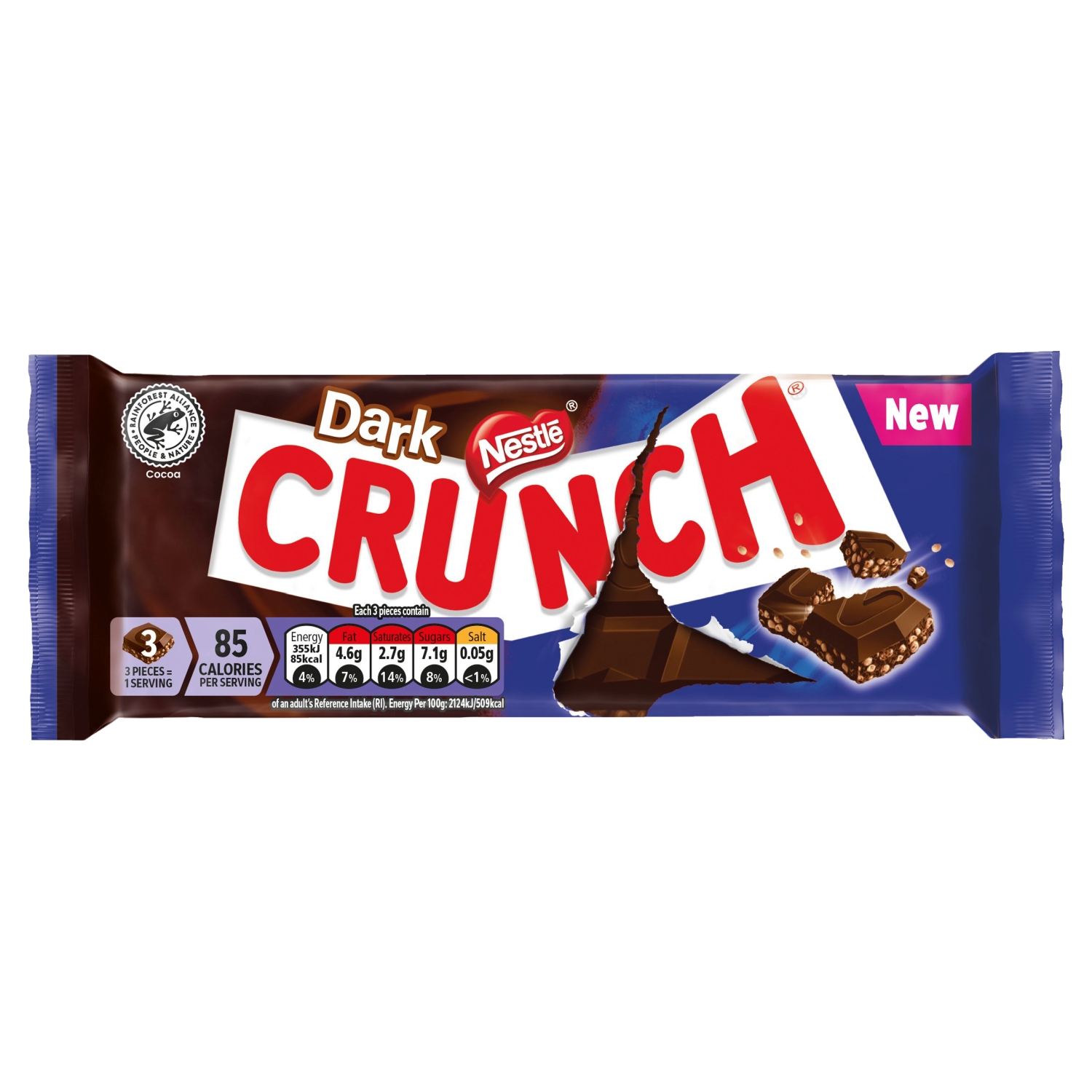 NESTLE CRUNCH BAR MILK CHOCOLATE 100G - Image 1
