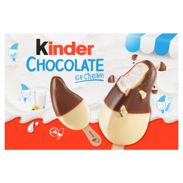KINDER CHOCOLATE ICE CREAM 4 X 55ML