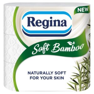 REGINA SOFT BAMBOO TOILET TISSUE ROLL 9PK