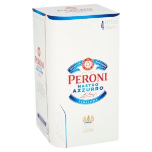 8008440512444_0.jpg PERONI NASTRO AZZURRO BOTTLES 4X330ML (5% ABV)