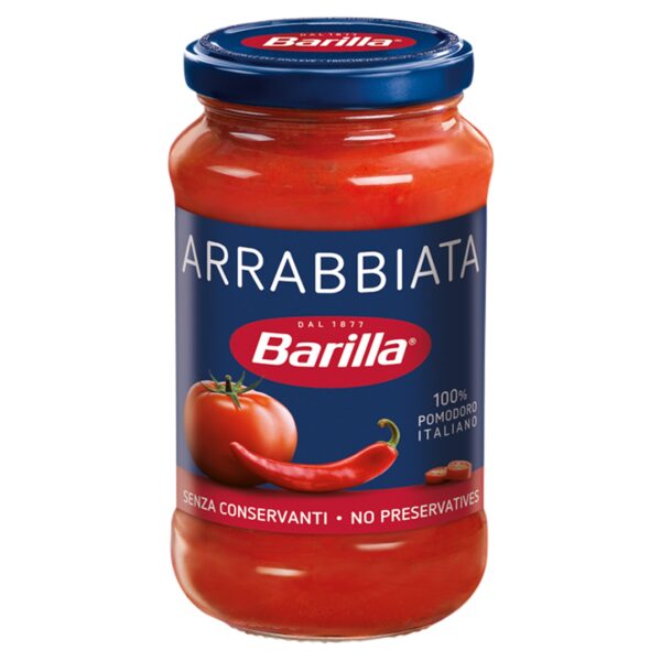 BARILLA ARRABBIATA TOMATO&CHILLI PASTA SAUCE 400G