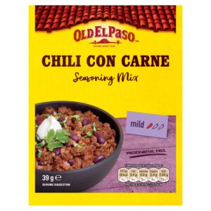8410076491596_0.jpg OLD EL PASO CHILLI CON CARNE SEASONING MIX 39G