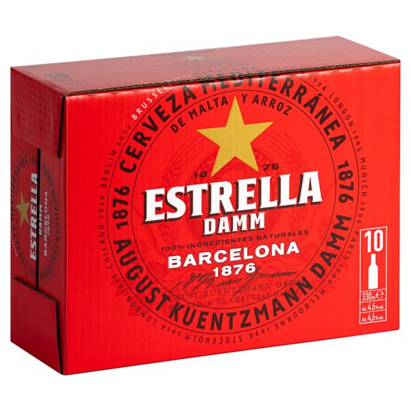 ESTRELLA DAMM CAN 10X330ML