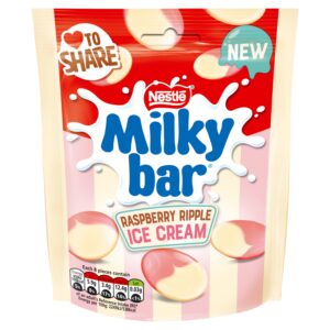 8445290999108_0.jpg MILKYBAR BUTTONS RASPBERRY RIPPLE ICE CREAM 86G