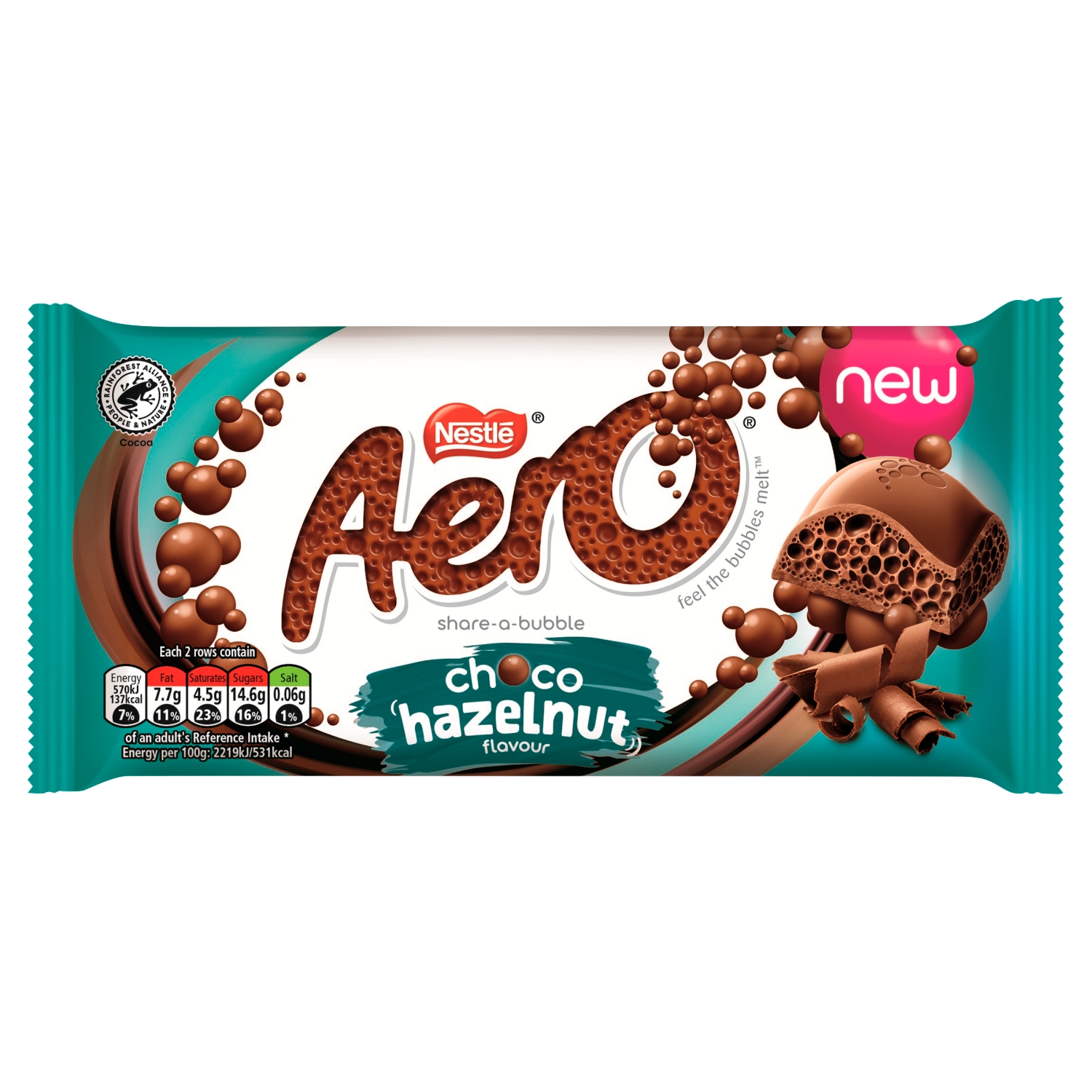 AERO HAZELNUT BLOCK 90G - Image 1