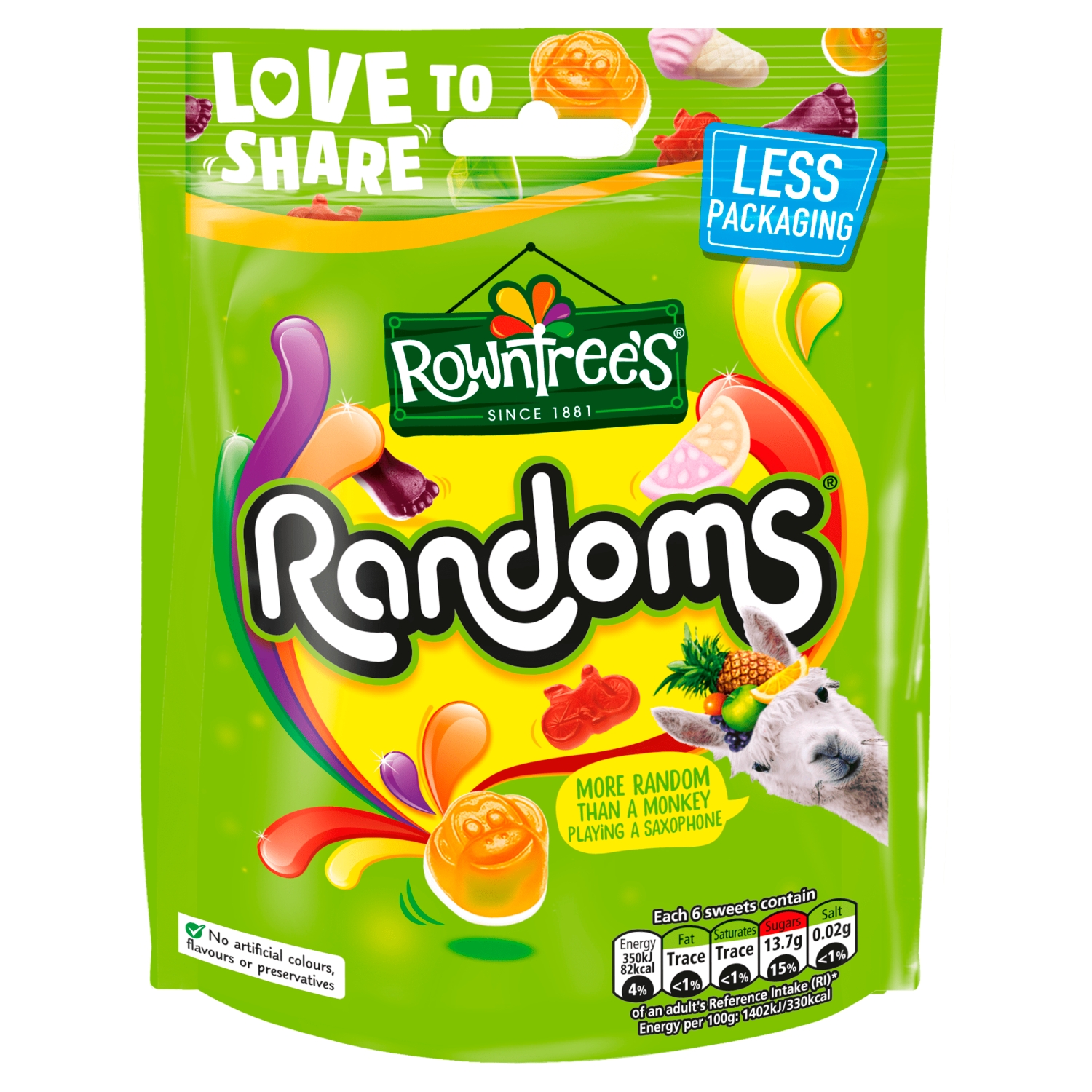 ROWNTREES RANDOMS 150G - Image 1