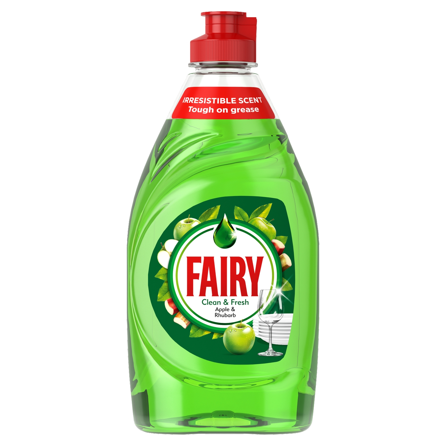 FAIRY CLEAN & FRESH APPLE WASHING UP LIQUID 320ML - Image 1
