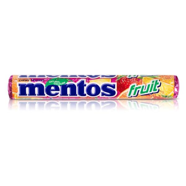 MENTOS FRUIT ROLLS 38G