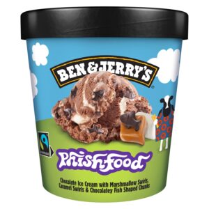 BEN & JERRYS PHISH FOOD ICE CREAM 465ML