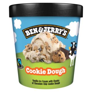 BEN & JERRYS COOKIE DOUGH ICE CREAM 465ML