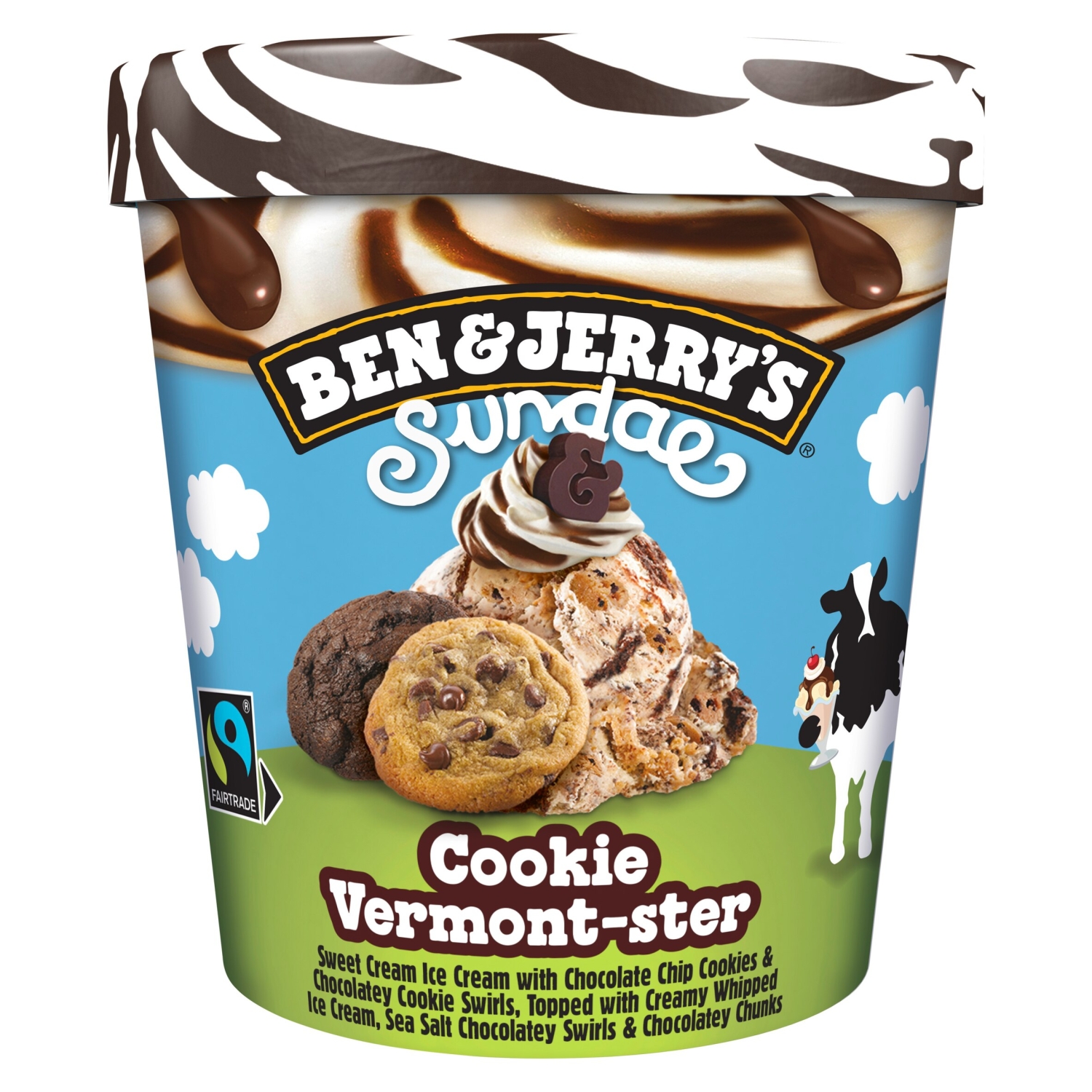 BEN & JERRYS SUNDAE COOKIE VERMONT-STER 427ML - Image 1