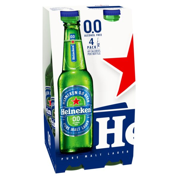 HEINEKEN LAGER 0.0 ALCOHOL FREE 4X330ML