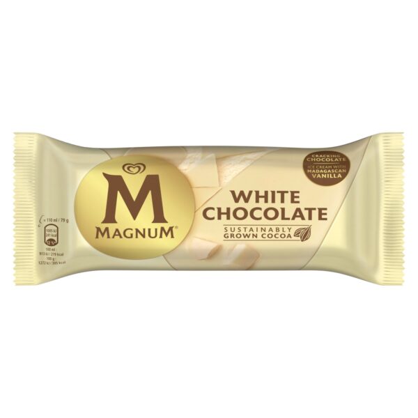MAGNUM WHITE ICE CREAM 110ML