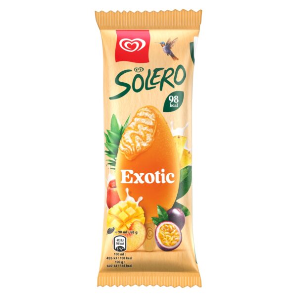 SOLERO EXOTIC ICE CREAM 90ML