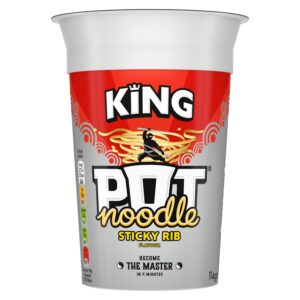 POT NOODLE STICKY RIB KING POT 114G