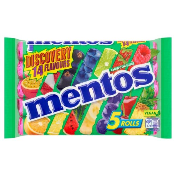 MENTOS DISCOVERY 5 X 37.5G