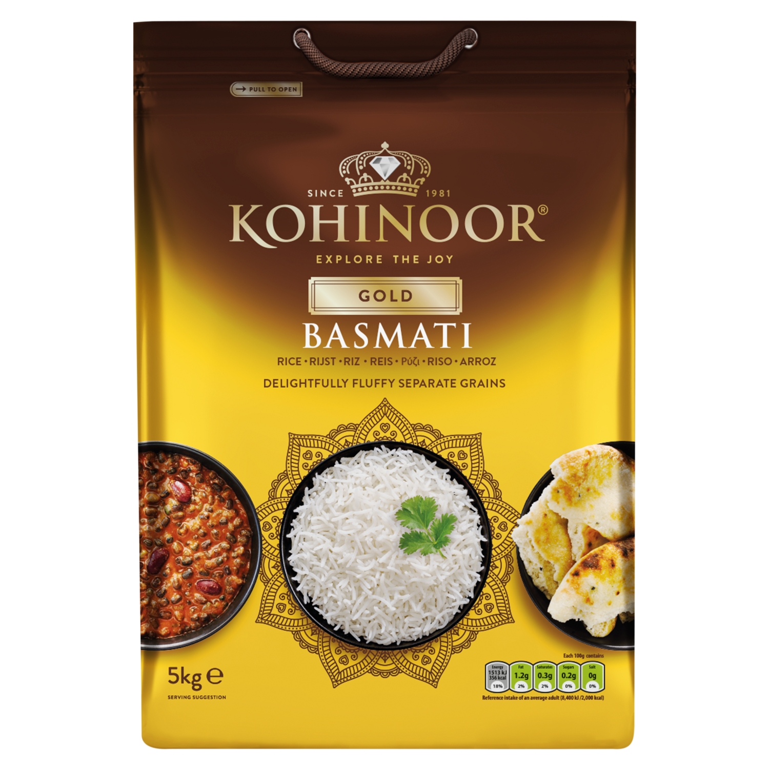 KOHINOOR GOLD BASMATI 5KG - Image 1