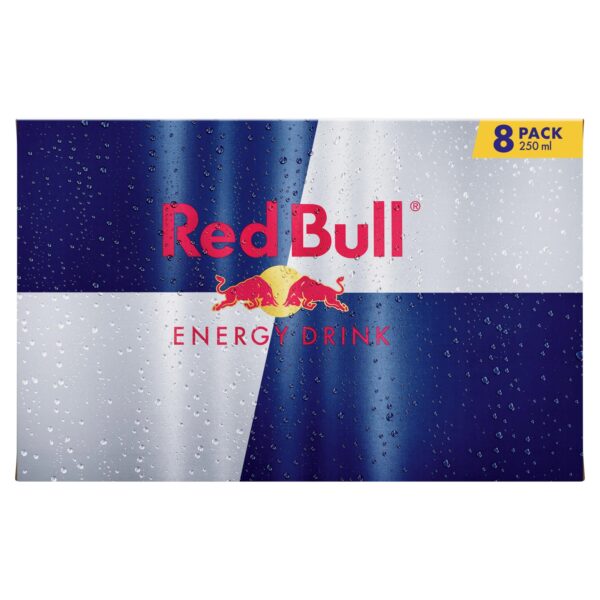 RED BULL ENERGY DRINK FRIDGE PACK 8X250ML