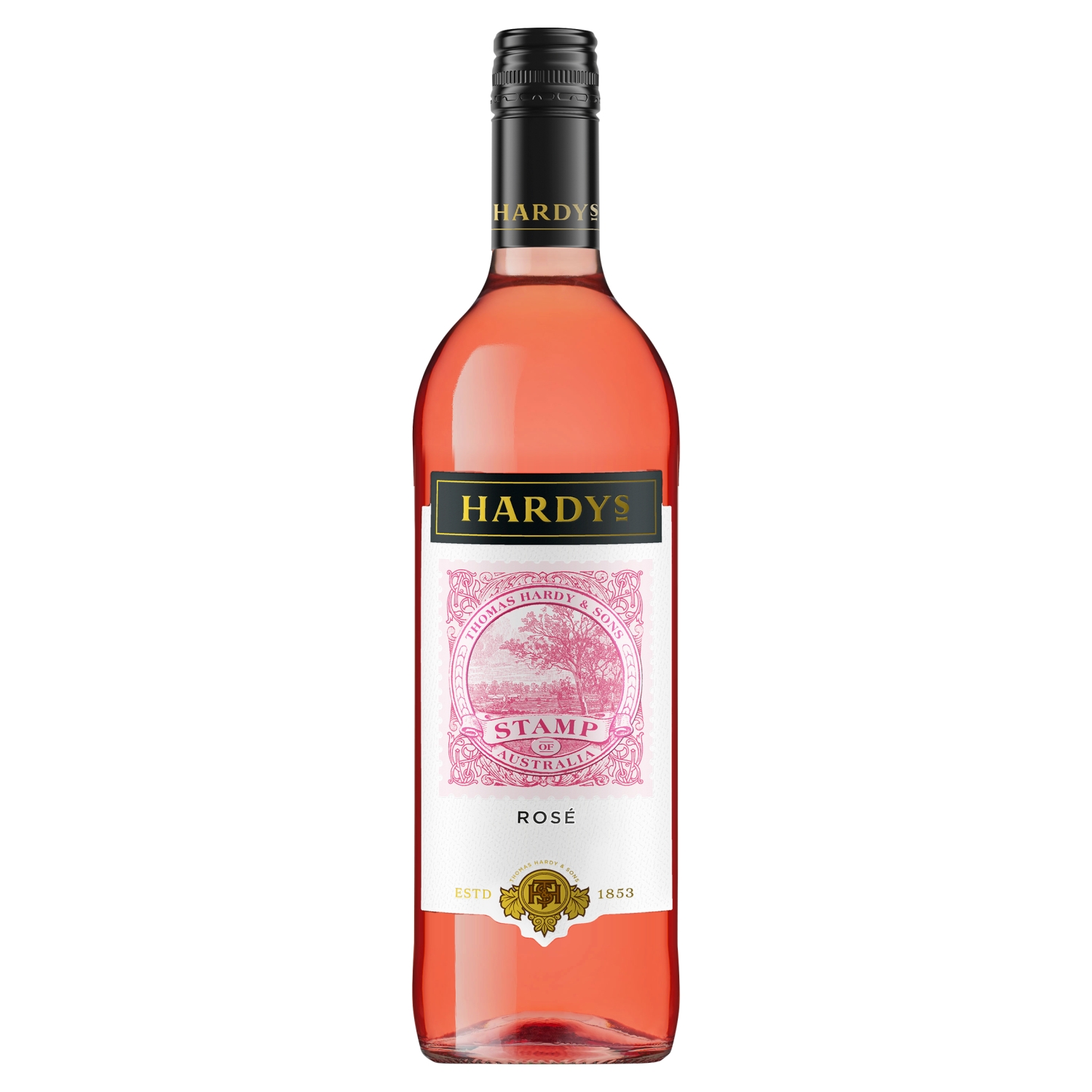 HARDYS STAMP OF AUSTRALIA SHIRAZ ROSE 75CL - Image 1