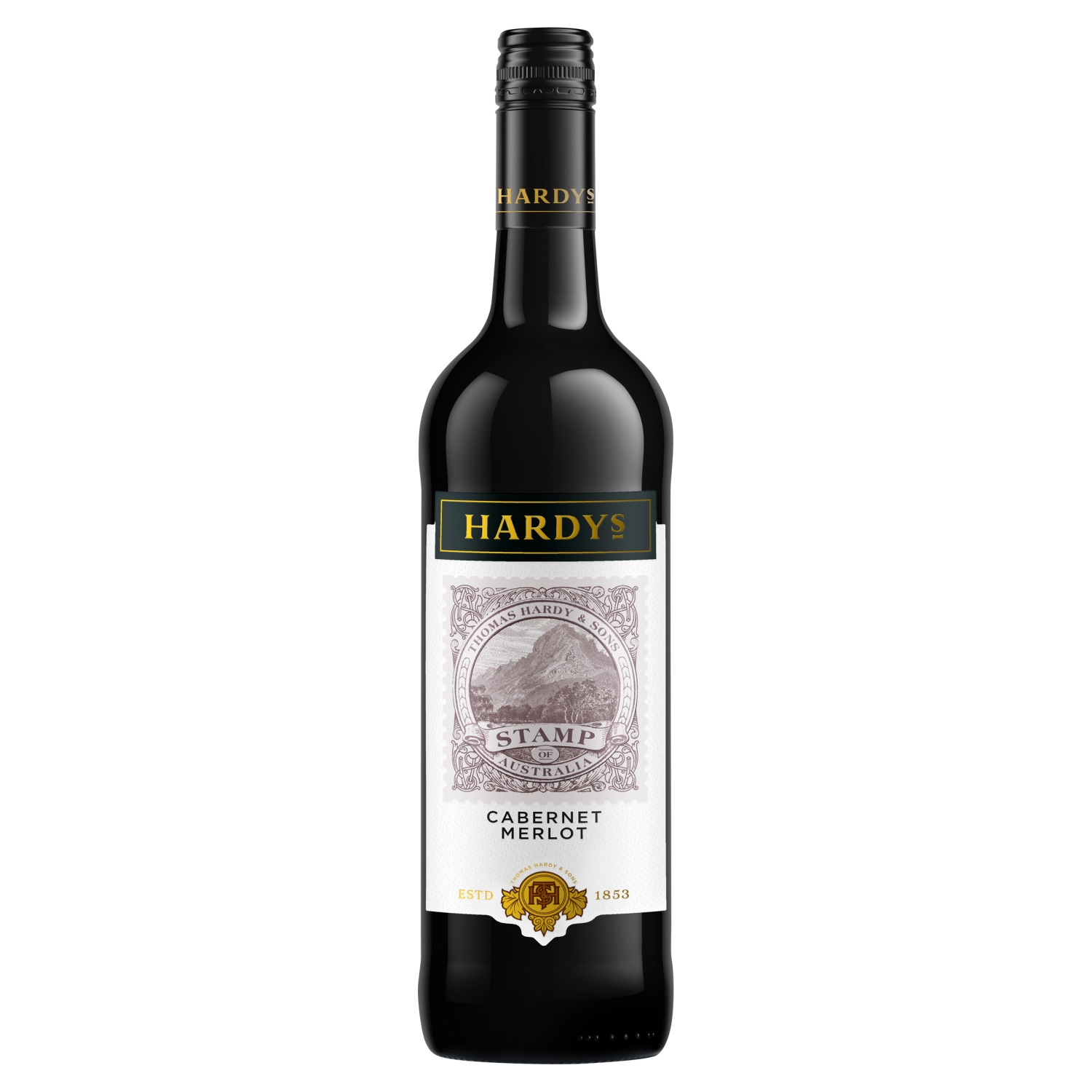 HARDYS STAMP CABERNET MERLOT 75CL - Image 1